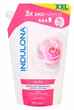 Indulona Tekuté mydlo náhradná náplň Ruža 750 ml