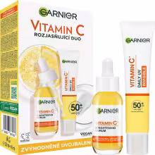 GARNIER Vitamin C Serum + Daily Uv Fluid duopack, 1 ks