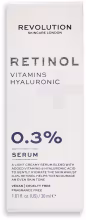 REVOLUTION SKINCARE 0,3 % Retinol with Vitamins & Hyaluronic Acid Serum 30 ml