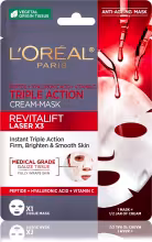 L'ORÉAL PARIS Revitalift Laser X3 Pleťová maska proti starnutiu s trojitým účinkom 28 g