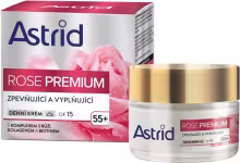 ASTRID Rose Premium 55+ spevňujúcí a vyplňujúcí denný krém OF15 50 ml