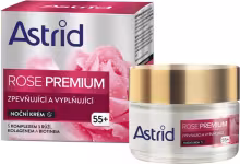 ASTRID Rose Premium 55+ spevňujúcí a vyplňujúcí nočný krém 50 ml