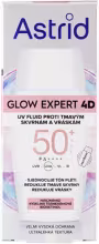 ASTRID Glow Expert UV fluid proti tmavým škvrnám a vráskam SPF 50 50 ml