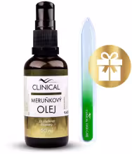 CLINICAL Marhuľový olej za studena lisovaný 50 ml