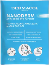 DERMACOL Nanoderm nanovlákenná omladzujúca maska pod oči