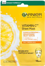 GARNIER Skin Naturals Vitamin C Sheet Mask Super Hydrating 28 g