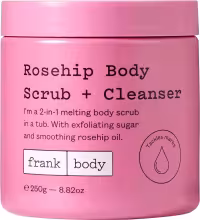 FRANK BODY Rosehip Body Scrub + Cleanser 250 g