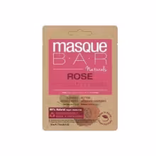 MASQUEBAR NATURALS ROSE SHEET MASK NATURALS ROSE SHEET MASK Rozjasňujúca maska na tvár