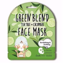 LOOK AT ME GREEN BLEND TEA TREE CUCUMBER FACE MASK Upokojujúca a revitalizačná pleťová maska
