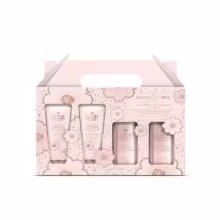 GRACE COLE Crème Brûlée darčeková sada: sprchový gél 100 ml + telový krém 50 ml + krém na ruky 50 ml + pena do kúpeľa 100 ml