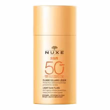 Nuxe SUN Jemný opaľovací fluid na tvár s veľmi vysokou ochranou SPF 50