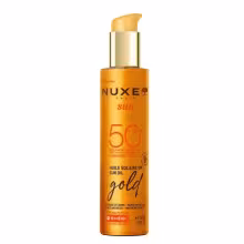 Nuxe SUN Zlatavý opaľovací olej na tvár a telo s veľmi vysokou ochranou SPF 50