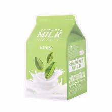 A'PIEU GREEN TEA MILK Pleťová maska