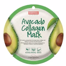 PUREDERM AVOCADO COLLAGEN MASK Kolagénová pleťová maska