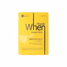 WHEN SIMPLY FUTURE FRESH SMOOTH OUT ULTRA-SOFT COTTON LINTER BEMLIESE SHEET MASK Zjemňujúca pleťová maska