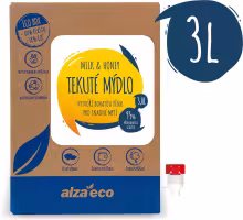 AlzaEco Tekuté mydlo Milk & Honey 3 l