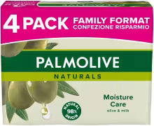 PALMOLIVE Naturals s výťažkami z mlieka a olív 4 × 90 g