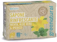 GREENATURAL Osviežujúca mäta, aloe a ľubovník 100 g