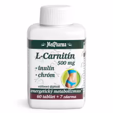 MedPharma L-Carnitin 500 mg+Inulín+Chróm 67 tabliet