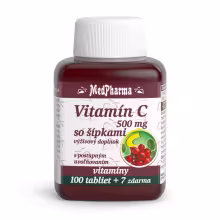 MedPharma Vitamín C 1000 mg se šípky 107 tabliet