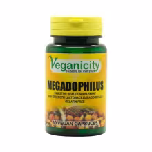 Veganicity Megadophilus - 1.25 miliárd Lactobacillus Acidophilus, 60 kapsúl