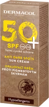 DERMACOL Sun Pleťový krém SPF50+ proti pigment škvrnám 50 ml