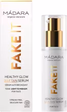 MÁDARA Fake It Rozjasňujúce samoopaľovacie sérum na tvár 30 ml