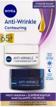 NIVEA Anti-Wrinkle Contouring 65+, Day & Night Cream Duopack 2× 50 ml