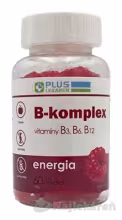 Plus Lekáreň B-komplex malinová 60 ks