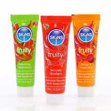 Sada lubrikačných gélov Skins Fruity Lubes Sampler Tubes 3 x 12 ml