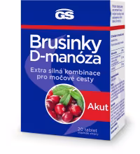 GS Brusnice & D-manóza Akut, 20 tabliet