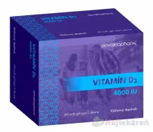 Slovakiapharm Vitamín D3 4000 IU 60 ks