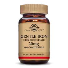 Solgar Gentle Iron Železo bisglycinát 20 mg 90 rastlinných kapsúl