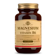Solgar Magnesium with Vitamin B6 podpora spánku a regenerácie 100 tabliet