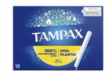 TAMPAX Non-Plastic Regular 18 kusov