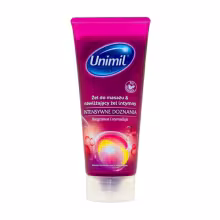 Masážny a lubrikačný gél 2v1 Unimil Intense 200 ml