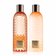Kozmetická sada starostlivosti o telo Vivian Gray Gemstone Neroli & Amber 2 x 300 ml