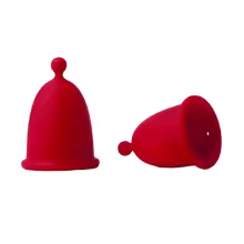 Menštruačný kalíšok Whoop·de·doo červený duo pack