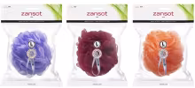 Zansot 3× Veľká sieťovaná špongia, viacfarebná 1