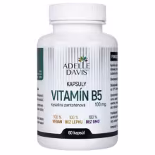 Adelle Davis Vitamín B5 - kyselina pantoténová, 100 mg, 60 kapsúl