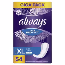 Always Slipové vložky Daily Protect ExtraLong 54 ks