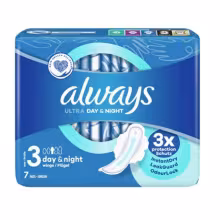 Always Ultra Day &amp; Night 3x protection 7ks