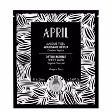 April Detox Bubble Sheet pleťová maska 1 ks, Mask