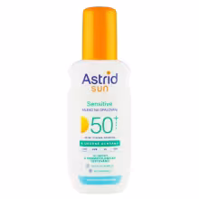 Astrid Sun mlieko na opaľovanie v spreji Sensitive OF50+, 150 ml
