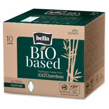 BELLA Bio Based Normal Ultratenké hygienické vložky s krídelkami 10 ks