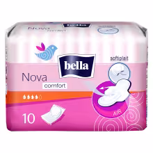 BELLA Nova Comfort Hygienické vložky s krídelkami 10 ks