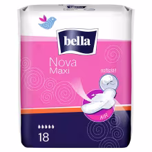 BELLA Nova Maxi Hygienické vložky s krídielkami 18 ks