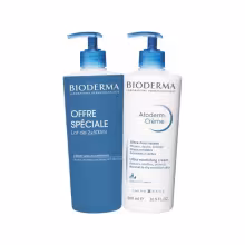 Bioderma Sada hydratačných telových krémov pre normálnu až suchú pokožku Atoderm Creme Duo