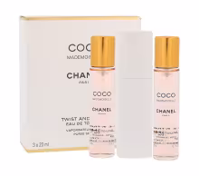 Chanel Coco Mademoiselle - EDT 20 ml (plniteľný flakón) + EDT náplň 2 x 20 ml 60 ml