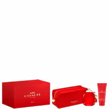 Coach Love kazeta, EdP 90 ml + TM 100 ml + kozmetická taška